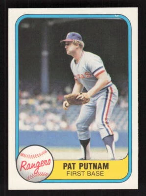 1981 Fleer #630 Pat Putnam Texas Rangers - Image 1 of 2