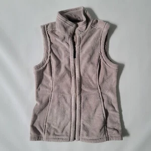 ExOfficio Womens HIKING Vest Zip Up Inside Pockets Collar TAN Sz S Chest Pocket - Picture 1 of 4