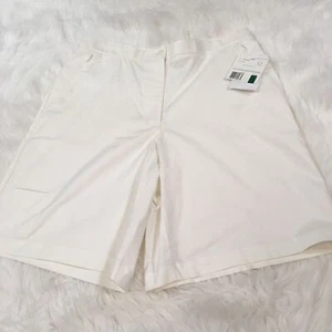 Liz Golf Womens Shorts Size 12 On the Tour 2-4 White Bermuda - Picture 1 of 12