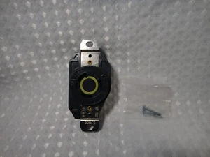 Leviton Locking Receptacle 20A 125V Black 2-Pole L5-20 Loose No Packaging - Picture 1 of 8