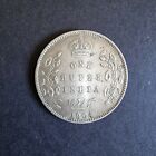 British India 1904 One Rupee Silver coin - King Edward VII combine postage 