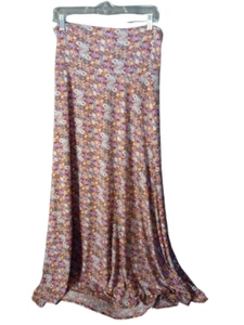 Maxi Falda LuLaRoe Plegable Cintura Multicolor Abstracto Estampado Floral Talla XS - Imagen 1 de 7