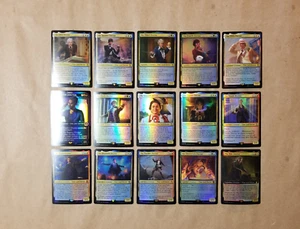MTG Doctor Who FOIL Set of 15 Legendary Creatures (NM/MINT) One of Each Doctor! - Picture 1 of 4