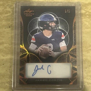 2024 Leaf Trinity #1/1 Jared Curtis Auto Flawless - Picture 1 of 2