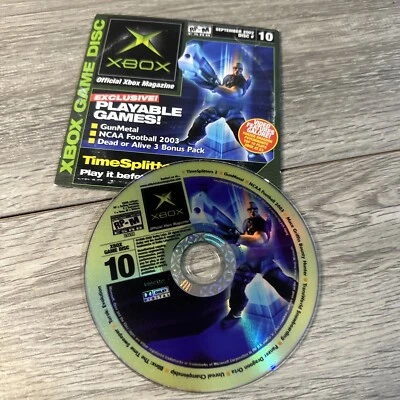 Official Xbox Magazine Demo Disc #10 TimeSplitters 2 sleeve - Image 1 of 4