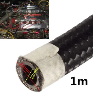 1m AN16 Auto Kraftstoffschlauch verstärkt Diesel Benzinschlauch Nylon+Stahl+Gumm - Picture 1 of 12