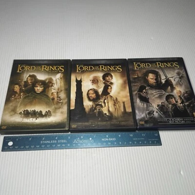 Lord of the Rings Complete Trilogy DVDs Widescreen, Individual DVDs Part   1 2 3 - Image 1 of 4