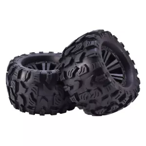 2pcs ZD Racing 12mm HEX &125mm Wheels Tires for 1/10 Monster Truck Off Road car - Picture 1 of 9