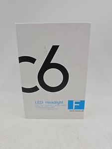 C6 LED Headlight All In Compact Design F H13 Ultra High Temperature Lamp Cooling - Picture 1 of 9