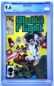 Alpha Flight #51 - 10/87 - KEY - 1st Marvel Comics Jim Lee Art - CGC 9.6 - Picture 1 of 1