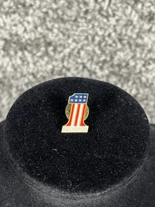 Prendedor/botón pequeño vintage Harley Davidson #1 rojo, blanco, azul para motocicleta - Imagen 1 de 4