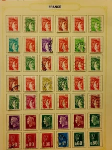 Lots Stamps France Page Collection..Used Collection   - Picture 1 of 2