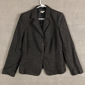 Santorelli Blazer Damen 8 grau braun Schurwolle Super 130s Italy zwei Knöpfe - Bild 1 von 14