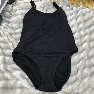 Traje de baño de una pieza para mujer - Sombra y orilla negro L - Imagen 1 de 2