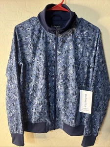 NUEVA Chaqueta Bomber Athleta Brooklyn II Talla XS Azul Marino Forrada en Malla OP$139 - Imagen 1 de 10