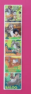 ADESIVI: 5 Adesivi Il Libro della Giungla Baloo Disney 2,5" x 2,5" ciascuno, Bomboniere Festa - Foto 1 di 1