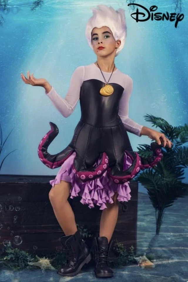 Disfraz de Úrsula para niña Disney La Sirenita Niño Deluxe Premium XL Foto 1 de 4