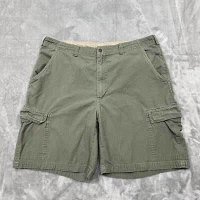 Shorts Woolrich Masculino 36 Bolsos de Carga Verde Roupa de Trabalho Externa Caminhada Pesca Verão - Imagem 1 de 4