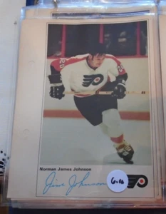 Toronto Sun 1971-72 NHL Action Players Jim Johnson Philadelphia Flyers - Picture 1 of 1