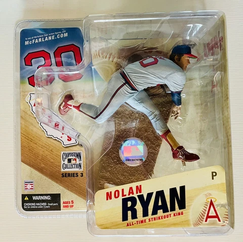 McFarlane MLB Cooperstown Collection Series 3 NOLAN RYAN - Angels Gray Uniform Cover