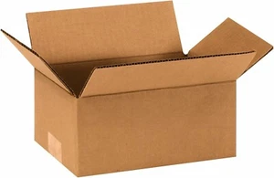 9 x 6 x 4 Shipping Boxes Moving Boxes Corrugated Kraft 25/Bundle 25/Pack - Picture 1 of 4