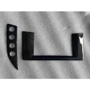 Carbon Fiber Radio Nav Display Frame Cover Trim for Maserati GranTurismo 2008-17 - Picture 1 of 7