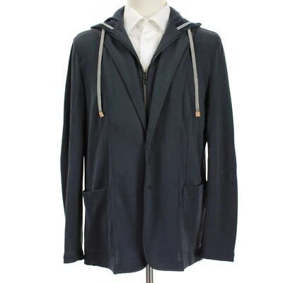 Fradi NWD Post Sport Coat w/ Removable Hood & Insert Size 56 (46 US) in Navy - Image 1 of 4