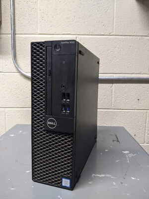 Dell OptiPlex 3050 SFF Intel i5-7500 3.4GHz 8GB + 256GB SSD/500GB HDD W10 NO COA - Image 1 of 4