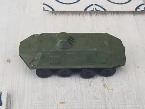 Carrello blindato metallo, 4 assi, circa 1/87 - Foto 1 di 3
