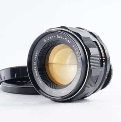 EX Asahi PENTAX Super Takumar 55mm F/1.8 MF Prime Lens For M42 From JAPAN - Image 1 of 4