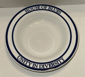 Rare 90’s House of Blues Unity In Diversity Soup Bowl Syracuse China USA 28-C-6 - Bild 1 von 8