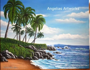 Hawaii Island Maui Limited Edition Art Print Artist Signed, Numbered, Small Size - Picture 1 of 2