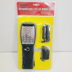 U.S. General 95181 Rechargeable 24 LED Worklight 360 AC DC Adaptor 80K Hours - Picture 1 of 9