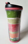 Starbucks Coffee Hot Cold Travel Tumbler 16oz Green Pink Inspire Share 2007