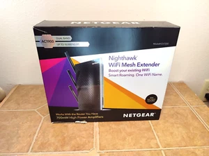 Netgear Nighthawk EX7000 AC1900 WiFi Mesh Wireless Range Extender Signal Booster - Afbeelding 1 van 15