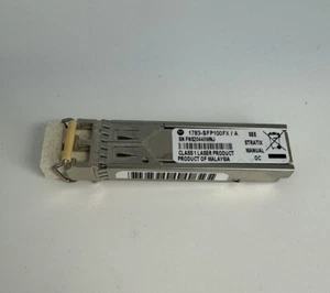 Allen Bradley Stratix Fiber Optic SFP Transceiver 1783-SFP100FX /A Mb MMF As Is - Picture 1 of 4
