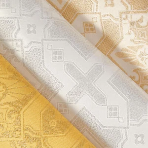 Ecclesiastical Metallic Brocade Fabric - Poly Metallic 58/60" By The Yard - Picture 1 of 4