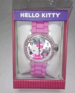 Hello Kitty Analog Watch with Silicone Band - Pink - NEW - Picture 1 of 5