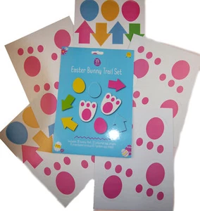 39 Piece Easter Egg Hunt Trail Decorations Set - Picture 1 of 1