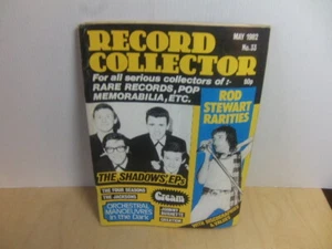 Record Collector magazine No.33 May 1982 Shadows Rod Stewart Cream Jacksons OMD - Bild 1 von 1