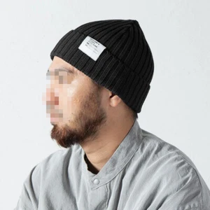 Winter Warm Strickmütze Herren Watch Cap Baumwolle Beanie Vintage Freizeitmütze - Bild 1 von 12