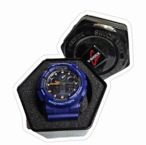💎 Casio G-Shock Orologio Uomo GA100L-2A Digitale analogico da polso - Blue - Imagen 1 de 9