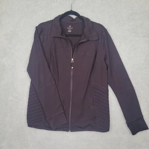 Tangerine Women’s Full Zip Athletic Jacket XL Purple Stretch Activewear Running - Picture 1 of 6