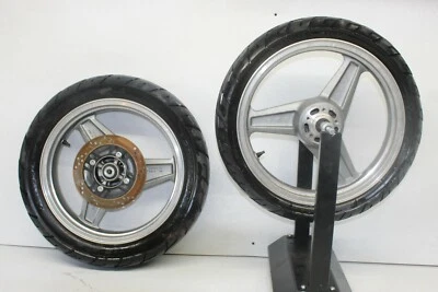 91-93 KAWASAKI ZEPHYR 750 ZR750C RODAS TRASEIRAS DIANTEIRAS ARO TRASEIRO AROS PAR RETO - Imagem 1 de 4