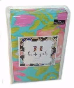 HAUTE GIRLS Rosalie Floral WINDOW VALANCE NEW 84" X 14" NEW LINED - Picture 1 of 4