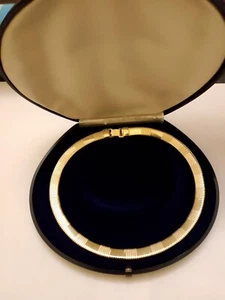 COLLANA GIROCOLLO VINTAGE ANNI 80 CON ASTUCCIO COPIA MOD BULGARI - Imagen 1 de 3