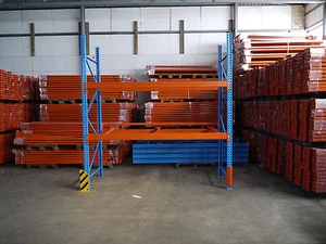 81 Stellplätze neue Palettenregale Höhe 3.000 mm, MAXRAC EC Fachlast 2.800 kg - Bild 1 von 6