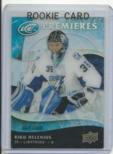 2009-10 UD Upper Deck Ice Riku Helenius Rookie Card RC #151 Mint 447/499