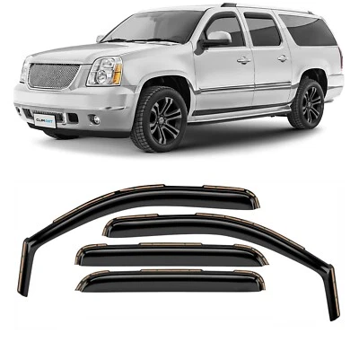 Sun Rain Visors Wind Rain Guards for 2007-2014 GMC Yukon XL 1500 - Image 1 of 4