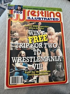 Pro Wrestling Illustrated PWI Magazine February 1991 Wrestlemania Hulk Hogan  - Picture 1 of 8
